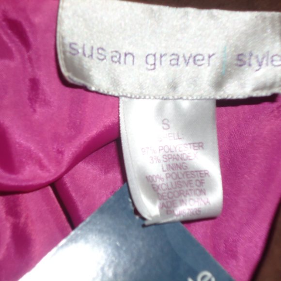 NWT Susan Graver Embellished Blazer - Picture 9 of 11